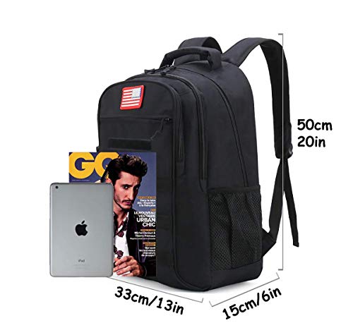 4land Camo Backpack for Boys,Army Boys Backpacks for Elementary Middle School Military,Camouflage Bookbag 40L - color: A-black