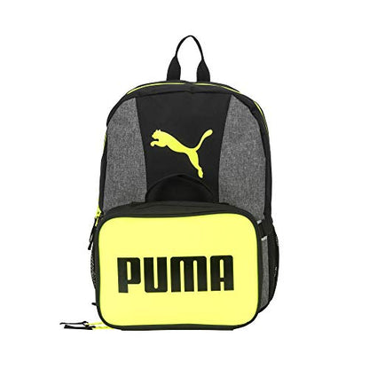 PUMA KIDS' EVERCAT BACKPACK & LUNCH KIT COMBO - color: Black/Yellow