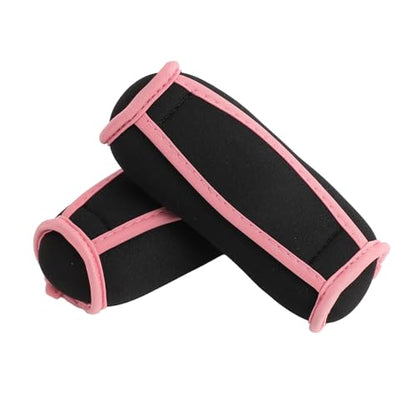 Pair of 1LB Hand Weights Soft Grip Dumbbells for Women Men, Non Slip Neoprene Coating Light Fitness Weights for Running, Walking, Home Workouts