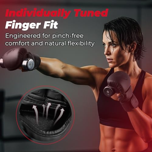 LIBERLUPUS MMA Gloves for Men – Punching Bag Gloves for Men, Open Palm Training Gloves for MMA Sparring, Kickboxing, Muay Thai, Youth Self-Defense, Durable Synthetic Leather with Wrist Support - size: Large-X-Large