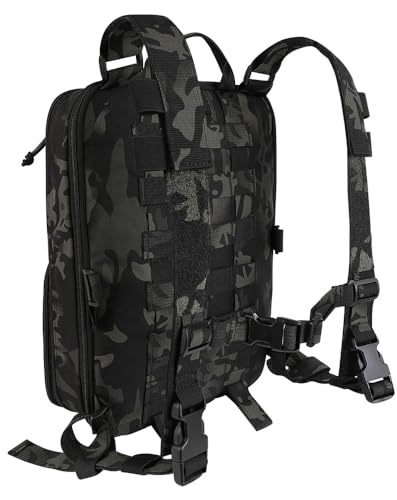 KRYDEX Tactical Expandable Backpack MOLLE Backpack for Travelling Hiking Hunting (MK) - color: Mk