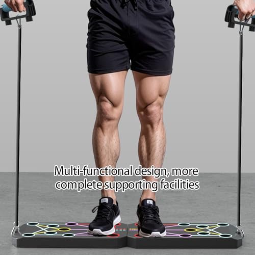 Multifunction Foldable Push Up Boards Portable Push Up Boards Fitness Equipment for Strength Training and Muscle Building Foldable Pushup Board - color: D