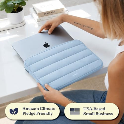 Vandel The Original Puffy Laptop Sleeve Case, 13-14 inch Laptop Sleeve Bag Case 13.3 Inch, Compatible with MacBook Air 13, Pro 14/13 iPad Pro 12.9, HP Dell ASUS, Computer Bag Cover - color: b. Blue, size: 13-14 Inch