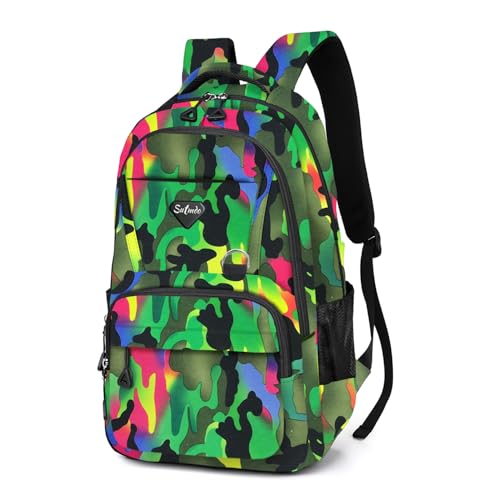 Casual Lightweight Backpacks for Boys & Girls, School Bookbags, 15 "Laptop Backpack, Travel Bag (213mclv) - color: 213mclv