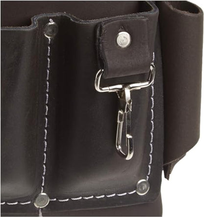 McGuire-Nicholas 526-CC Brown Professional Electrician'S Pouch, oil tanned leather - style: 12 Pockets, Oil-Tanned Leather, Tool Pouch