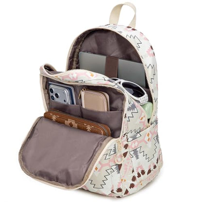 Montana West Backpack Purse for Women Western Aztec Backpack Purse Lightweight Casual Daypack for Travel - color: Tan
