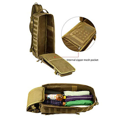 Hiking Backpack Outdoor Mountaineering Tactical Backpack Chest Sling Rucksack Multifunction Molle Military Bag Man Shoulder Bags