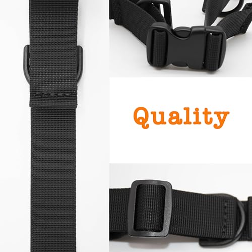 Backpack Chest Strap, Universal Add on Adjustable Sternum Strap, Chest Belt Replacement, with Heavy Duty Quick Release Buckle Clip, for Travel, Hiking, Camping, School - color: Black