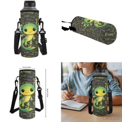 Math Axolotl Backpack for Kids Girls Backpack with Lunch Box Water Bottle Holder Pencil Case Pouch 4 in 1 Cute Backpacks for Girls Bookbag with Front Pocket Back to School Supplies - color: Axolotl Math