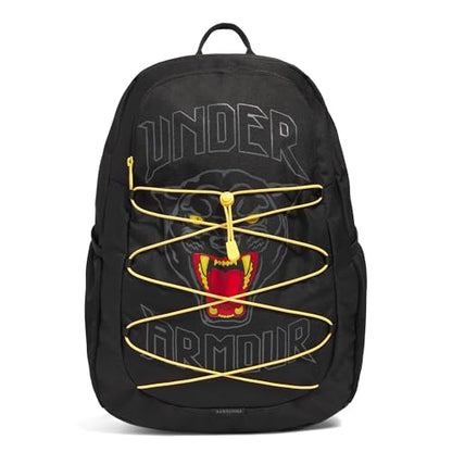 Under Armour Hustle Sport Backpack - color: Black / Black / Sunspark