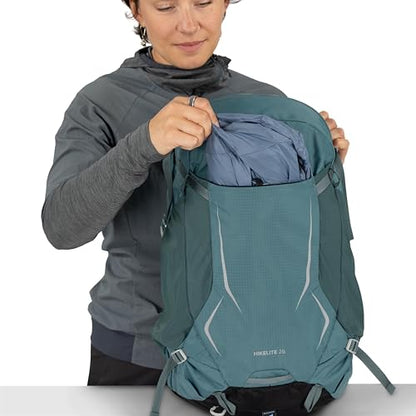 Osprey Hikelite 26L Durable Hiking Backpack - Travel Daypack with Rain Cover for Men and Women, Tungsten Yellow - color: Tungsten Yellow, style: 26l