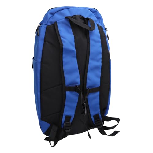 Basketball Backpack with Laptop Compartment and Wet Dry Segregation Water Lightweight Oxford Sports Backpack for Exercise Supplies and Gym - color: Blue