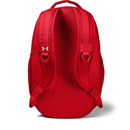 Under Armour Unisex Hustle 5.0 Backpack - color: Red (600)/Silver