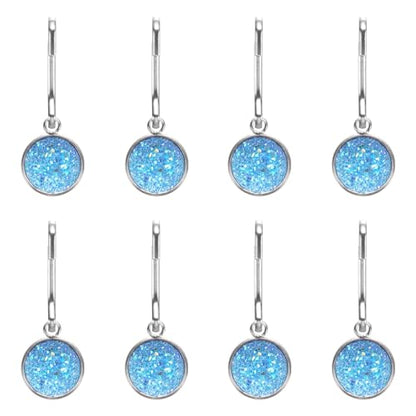 uxcell Zipper Pulls Charm, Zipper Pull Replacement Repair Zip Head Handle for Luggage Clothing - color: Blue