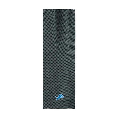 Northwest NFL Detroit Lions Cooling Towel, 12" x 40", Charcoal - color: Detroit Lions