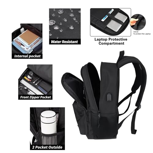 KEOFID Travel Backpack for Men and Women, Anti Theft Laptop Backpack
