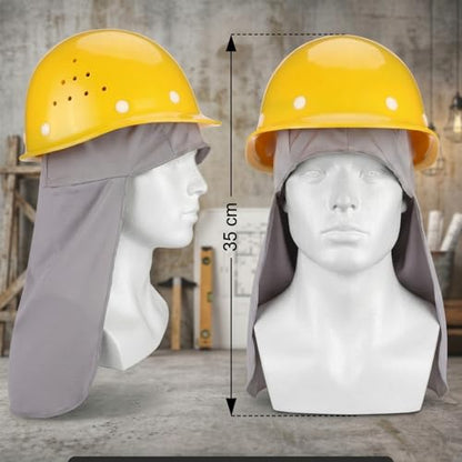 2 Packs Cooling Skull Cap with Neck Shade, Elastic Hard Hat Sun Shield for Men Women, Quick Dry Moisture Wicking - color: Grey, size: One Size