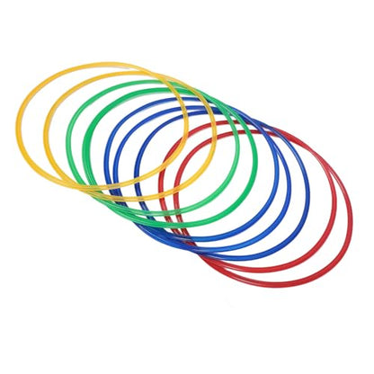 18.9in Sensory Training Hoops for Kids - 10 Rings & Connectors - Improve Balance, Coordination & Creative Thinking