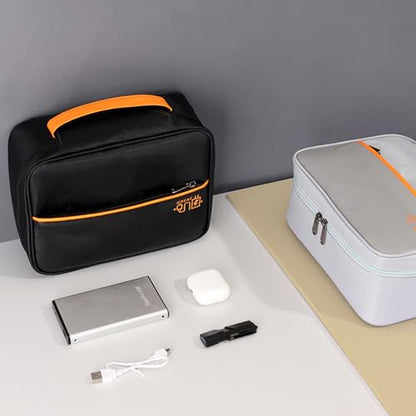 Organizer Bag Big Case Cable Electronic Devices Travel Pouch USB Charger Accessories Mouse Phone SD Power Bank Earphone - color: Navy Blue