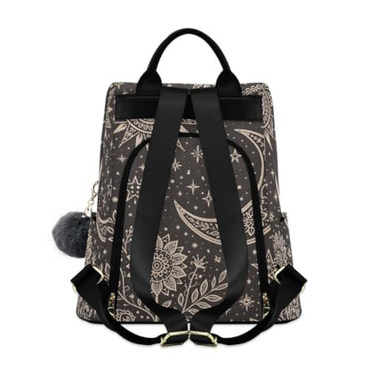 ALAZA Mandala Sun The Moon Stars Backpack for Daily Shopping Travel - color: Multi 2