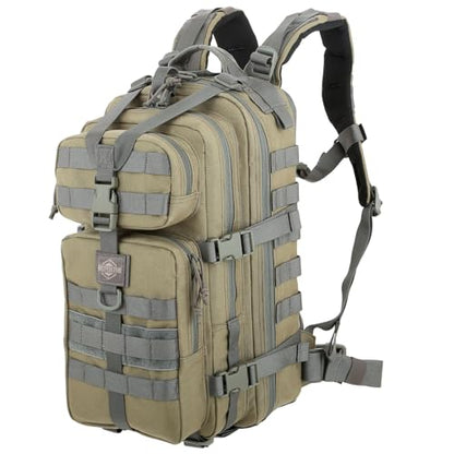 MAXPEDITION Falcon-II Backpack, 23L Tactical Backpack, Survival Pack, Bug Out Bag, MOLLE Go Bag for EDC, 0513 - color: Khaki/Foliage Green