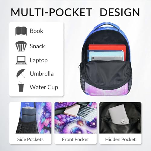 Kids Backpack - Owl Backpack for Girls - Cute Toddlers Bookbag - Durable School Bag for Kindergarten/Preschool/Elementary(17 Inch) - color: Color-8