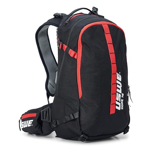USWE Core Backpack, a High End Daypack for Enduro, Dirtbike, Moto, Black (16L USWE Red) - style: 16l Uswe Red