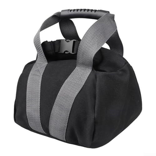 Adjustable Sandbag with Handle for Fitness and Home Training, Kettlebell Alternative Weight Training Bag in Long Lasting Canvas, Strength and Yoga Workout Equipment