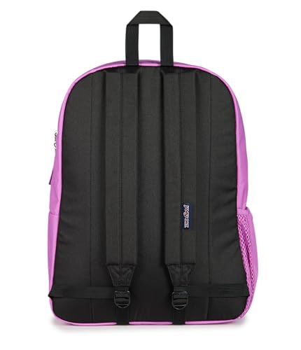 JanSport Cross Town Backpack - Simple Bag for Everyone with 1 Main Compartment, Front Utility Pocket - Premium Class Accessories - Digital Fuchsia - color: Digital Fuchsia