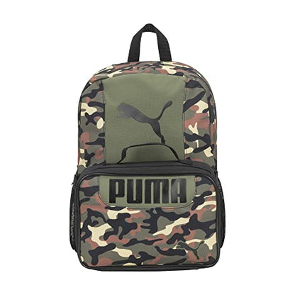 PUMA KIDS' EVERCAT BACKPACK & LUNCH KIT COMBO - color: Olive