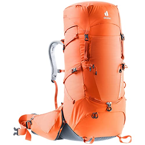 Deuter Women's Aircontact Core 55+10 Sl Trekking backpack - color: Paprika-graphite, size: 55+10 L