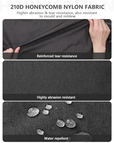 Gonex Large Foldable Travel Duffle Bag with Shoes Compartment, Packable Lightweight Water Repellent Duffel Bag for Camping Gym Weekender Bag - color: Dark Grey, size: 100L