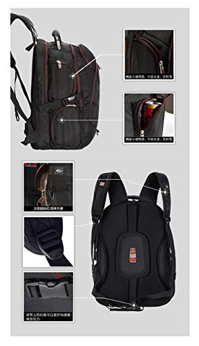 18.4 Inches Laptop Backpack Fits up to 18 Inch Gaming Laptops for Dell, Asus, Msi,Hp (Black)