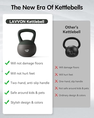 Soft Kettlebell - Cushioned Impact-Resistant Base and Anti-Slip, Kettle bell Anti-Slip Grip Weight for Home Workouts, Safe Strength Training Kettlebells Sets for Women & Men, With Non-slip Gloves - color: Black-Green