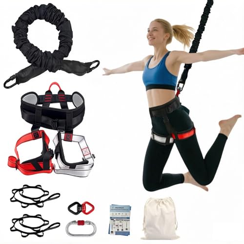 Bungee Fitness Set, Heavy Resistance Band Set, Professional 4D Yoga Bungee Rope Workout Equipment W/6 Sizes, for Home Gym Training & Fitness(Not for Extreme Sports) - size: XS 88-110 lbs