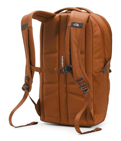 The North Face Jester Everyday Laptop Backpack - Commuter Daypack, Water Repellent, Laptop Sleeve, Leather Brown/TNF Black-NPF, One Size - color: Leather Brown/Tnf Black-npf