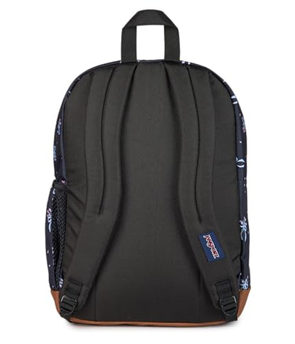JanSport Cool Backpack with 15-inch Laptop Sleeve, Large Computer Bag Rucksack with 2 Compartments, Ergonomic Straps, Pastel Petals - Black - color: Pastel Petals Black/Blue/Pink/Green