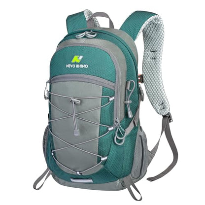 N NEVO RHINO Hiking Backpack 20L Water Resistant Outdoor Day Pack,Lightweight Travel Small Backpack for Men Women - color: Lakeblue