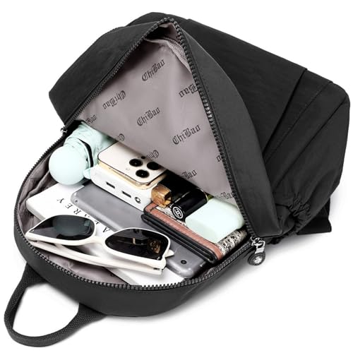 Mini Backpack Purse for Women, Stylish Daypack Shoulder Bag, Small Lightweight Daypack for Work Travle College (B- Flower Light Blue) - color: B- Flower Light Blue
