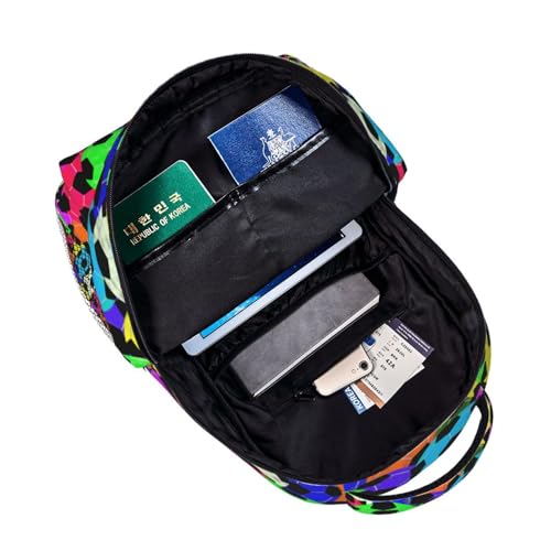 Soccer Laptop Backpack Cool Travel Hiking Backpack Mens Backpack Sport Casual Daypack Bag - color: Soccer 02