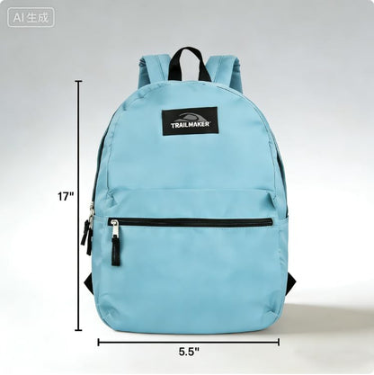 Lightweight Travel Backpack, Casual Daypack, Durable Commuter Bag, Adjustable Shoulder Straps, for Work, Hiking(Light Blue)