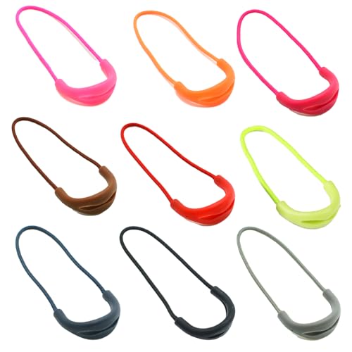 20pcs Colorful Zipper Pulls Replacement, Nylon Cord Zipper Tab for Jackets, Handbags, Luggage, Boots, Multiple Colors Available (Random Color) - color: Random Color