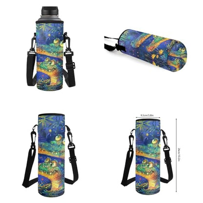 Crocodile Leaves Backpack for Boys 17 Inch Backpack with Lunch Bag Pencil Case Water Bottle Holder Elementary Middle School Student Bookbag for Children Portable Backpack 4 in 1 Set - color: Crocodile Leaves