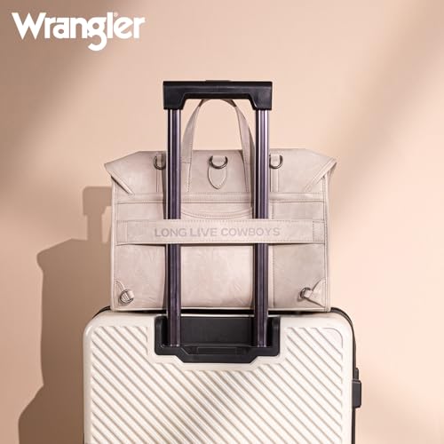 Wrangler Laptop Bag for Women Messenger Bag Briefcase Computer Backpack Convertible Satchel Bag - color: Beige, size: 13 inch