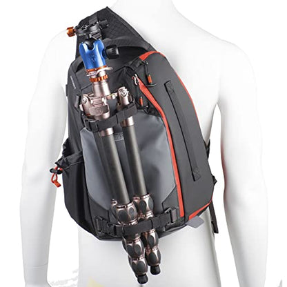 Think Tank MindShift PhotoCross 10 Sling Bag for Camera and Photo Accessories, 7.5 Liters (Carbon Grey)