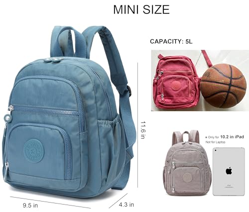 Mini Hiking Waterproof Backpack Purse for Women and Men,Travel Backpack 5L - color: Ocean