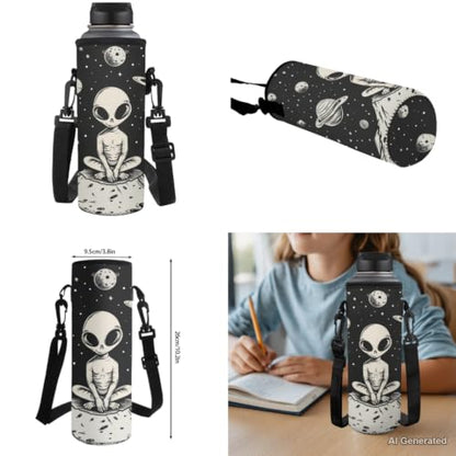 Alien Backpack for Boys 6-8 Kids Backpack for School Boys Bookbag with Lunch Box Water Bottle Holder Pencil Case 4PCS Set Teen Backpacks for Kindergarten Primary School Bag with Handle - color: Alien