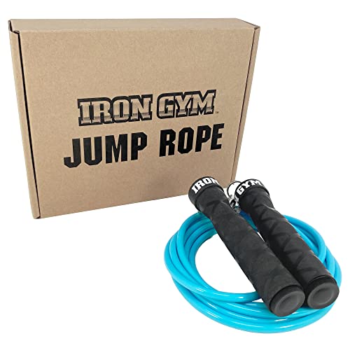 Iron Gym Pull-Up Bar - Total Upper Body Workout Bar for Doorway, Adjustable Width Locking, No Screws Portable Door Frame Horizontal Chin-up Bar, Fitness Exercise - style: Pull-Up Bar + Jump Rope