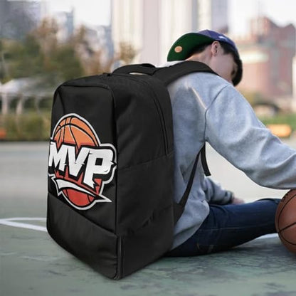 18.5in Basketball Backpack Basketball Bag with Shoe Compartment & Ball Holder, Waterproof Bag for Soccer Volleyball - color: Anime Style Basketball Print
