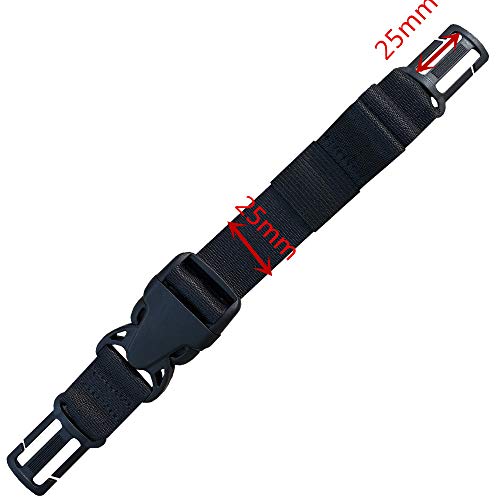 Adjustable Backpack Chest Strap Nylon 1 Inch Webbing，Sternum Straps for Backpack（Khaki）